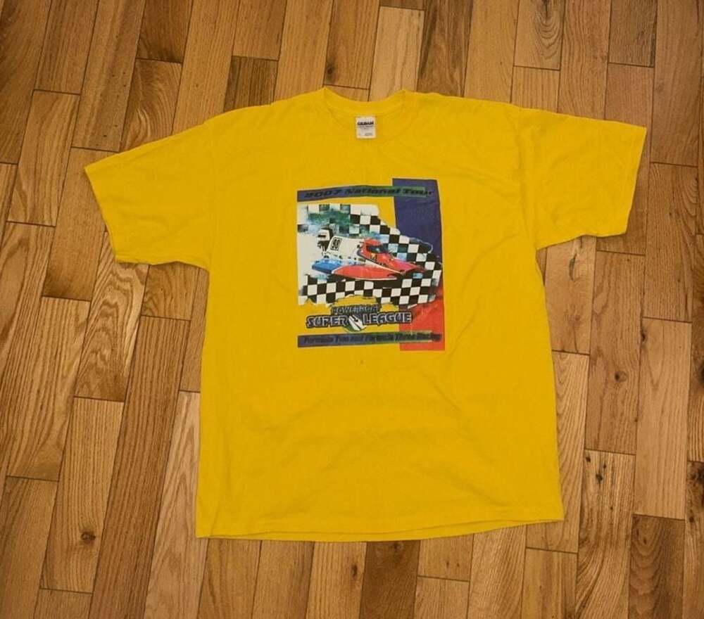2007 National Tour Powerboat Super League Racing Vintage T-Shirt Size XL